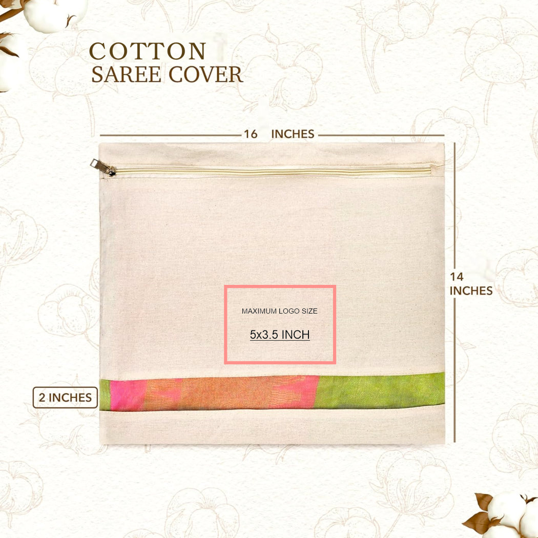 Custom Cotton Saree Cover | 16x14 Inch | Bulk Wholesale - Image 2
