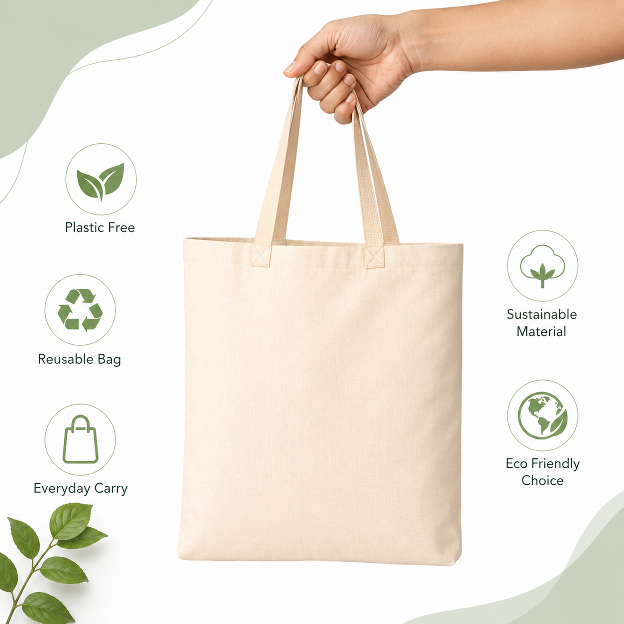 18x22 Inch Cotton Tote Bag | 150 GSM - Image 6